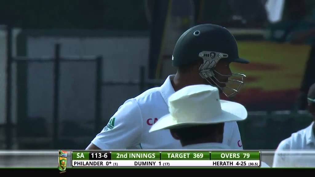 Sri Lanka v South Africa 2nd Test - Day 5: Highlights