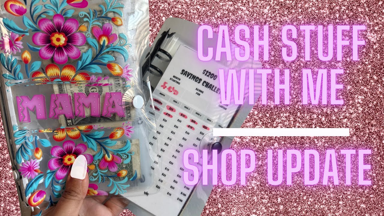 Cash Stuff with me some Challenges | Etsy Shop Update | Chit chat with me |  New Budget binder