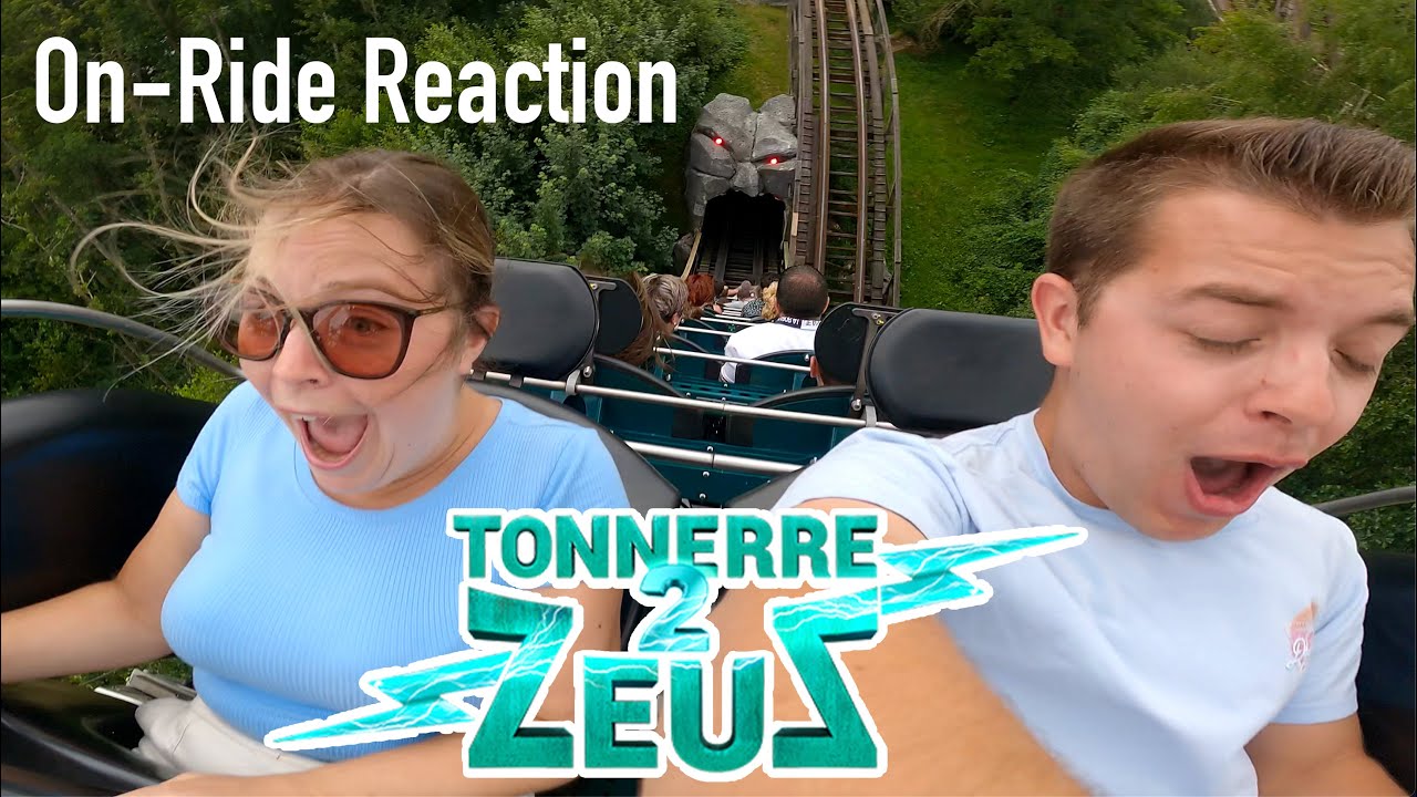 This Backwards Wooden Coaster is INSANE! Tonnerre 2 Zeus at Parc Astérix in France!