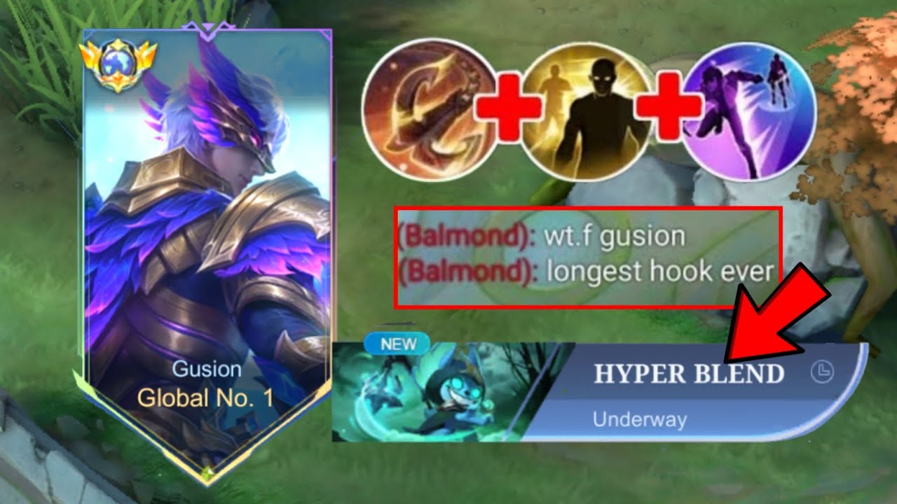 WHEN TOP 1 GLOBAL GUSION PLAY IN HYPERBLEND MODE 💀 