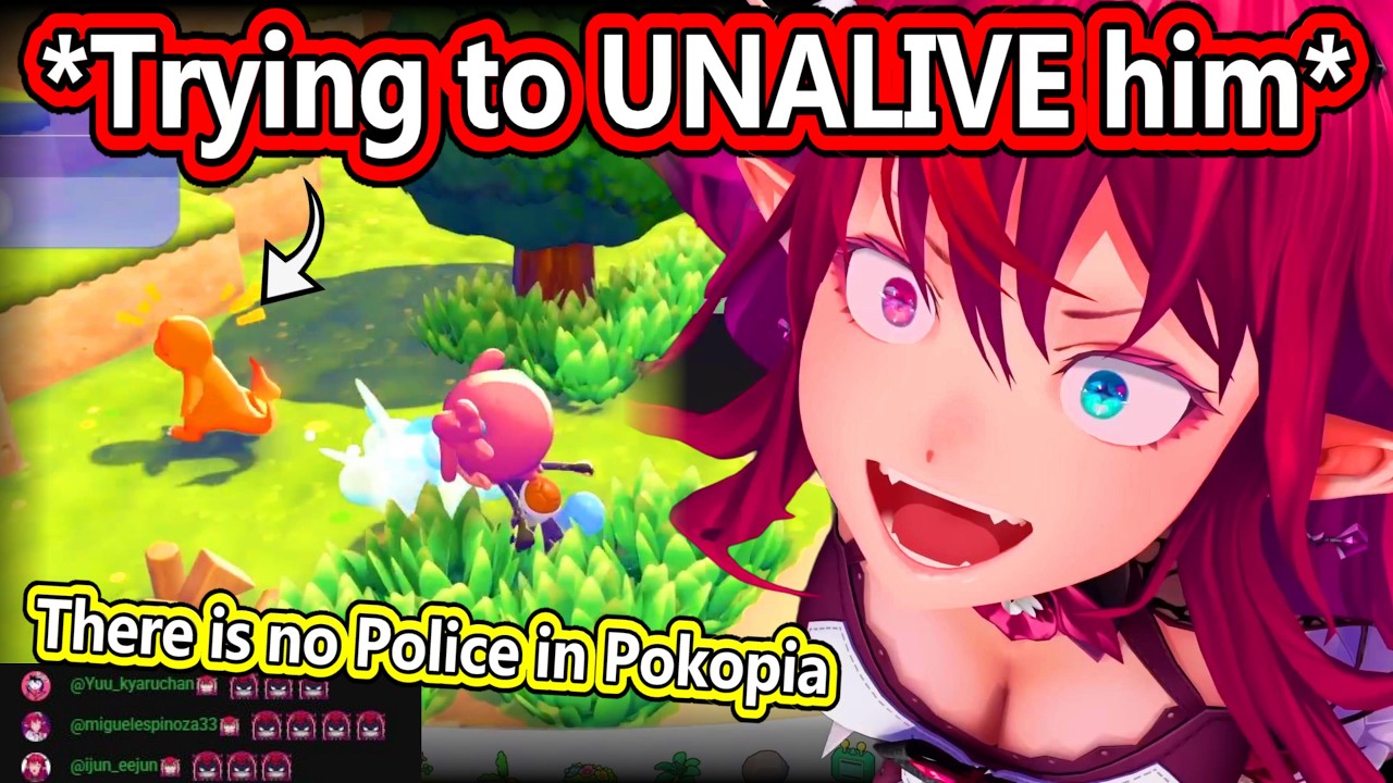 IRyS Trying to UNALIVE Charmander in Pok&eacute;mon Pokopia is Hilarious...