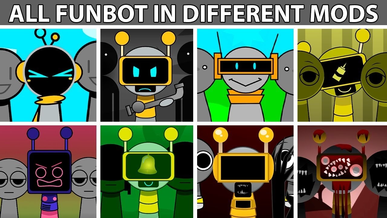 Sprunki Incredibox: But FUNBOT is not NORMAL in All Mods