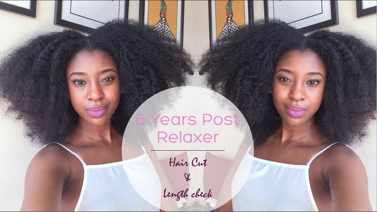 6 Years Post Relaxer, Length Check & How I Reshape/Cut My Hair