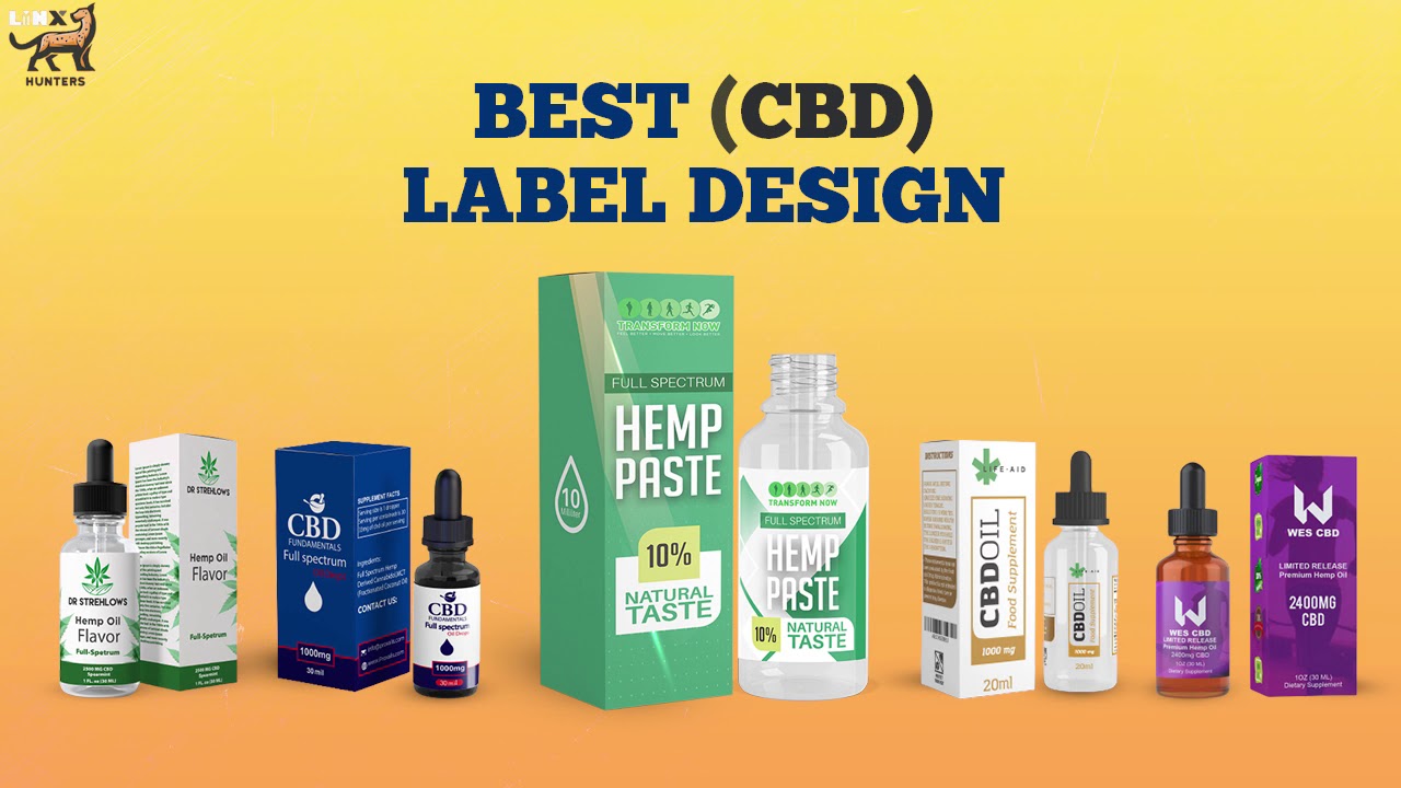 CBD Label design cbd box cbd mockup