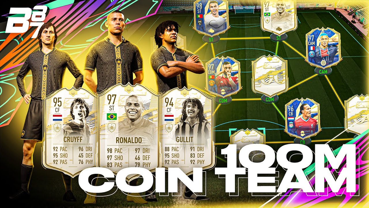 100 MILLION COIN SQUAD BUILDER w/ PRIME MOMENTS RONALDO, CRUYFF AND GULLIT