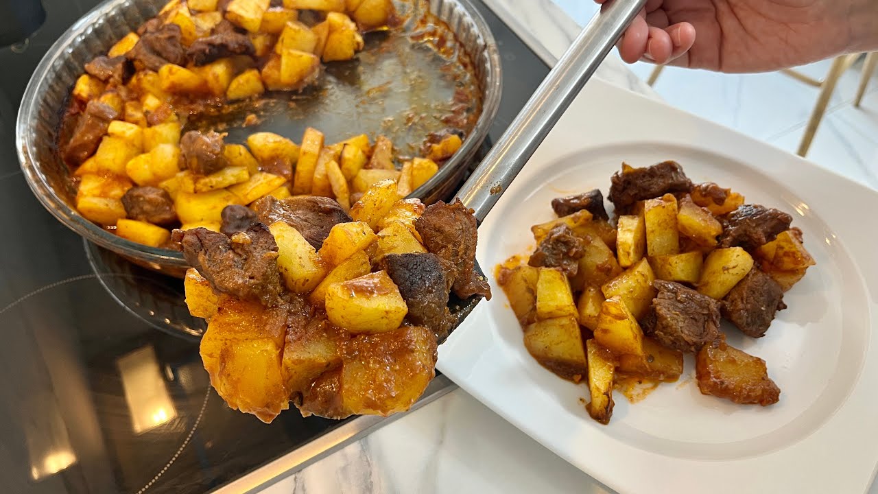 Darka e Preferuar e Burrit tim 😃 Patate me Mish në Furrë 👌🥰