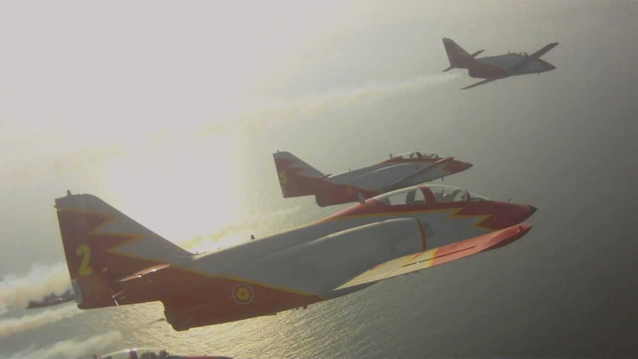 Patrulla Aguila display at Festa al Cel Barcelona Airshow 2011