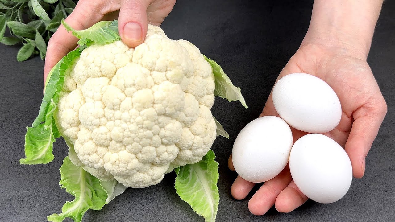 👍 Ich nehme Blumenkohl und 3 Eier! 🔥 So einen leckeren Blumenkohl habe ich noch nie gegessen!