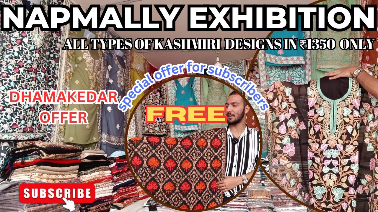 Any Design, Any Type @ ₹1350😍 ||KASHMIRI DRESSES Nampally Exhibition 2025 #numaish #kashmiri dresses