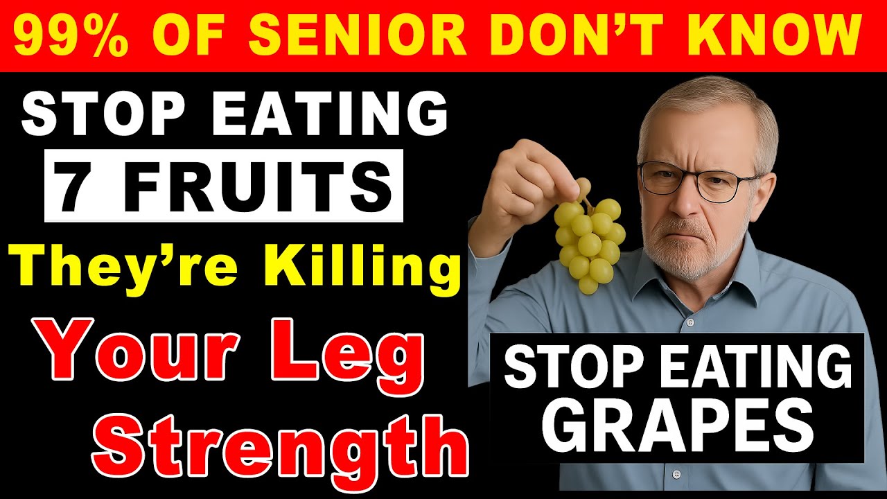 Seniors, Stop Eating 7 Worst Fruits - They Are Destroying Your Leg Strength | Senior Health