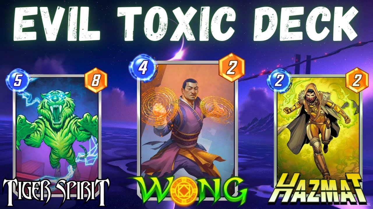 Evil Toxic On Reveal Deck Beating Everyone Marvel Snap