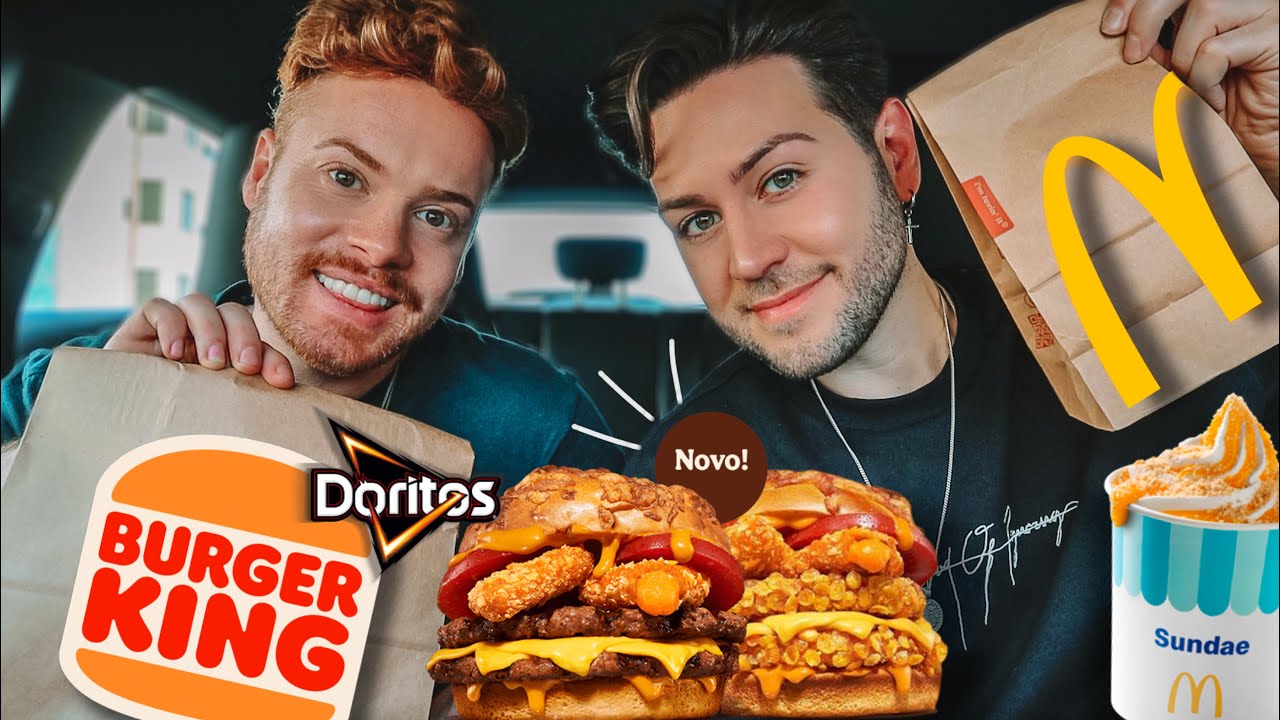 PROVÁMOS AS NOVIDADES DO BURGER KING & MCDONALDS! 🍔