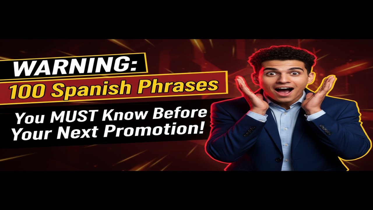 WARNING: 100 Spanish Phrases You MUST Know Before Your Next Promotion!