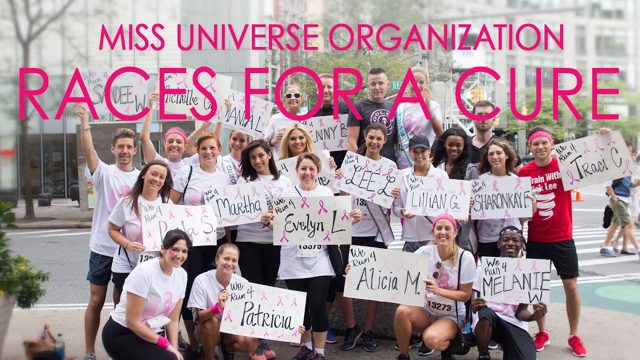 The Miss Universe Organization Races for the Cure