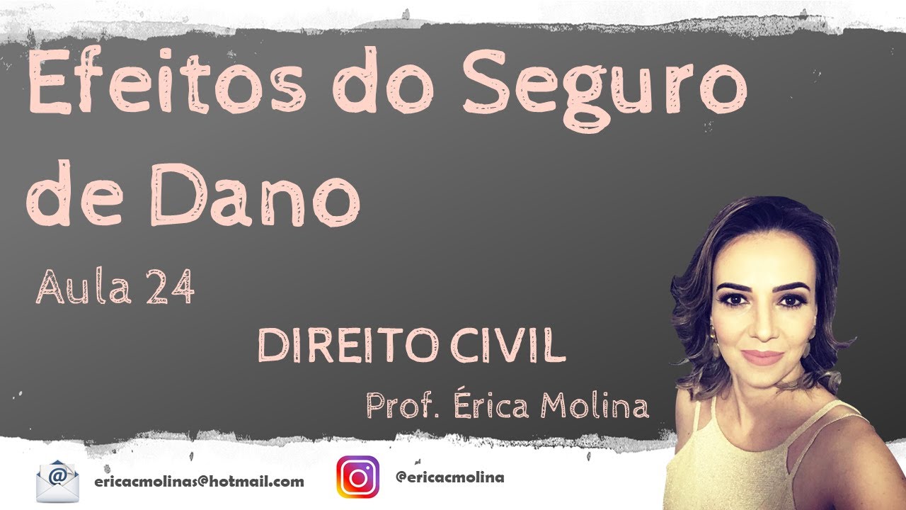 AULA 24 - EFEITOS DO SEGURO DE DANO