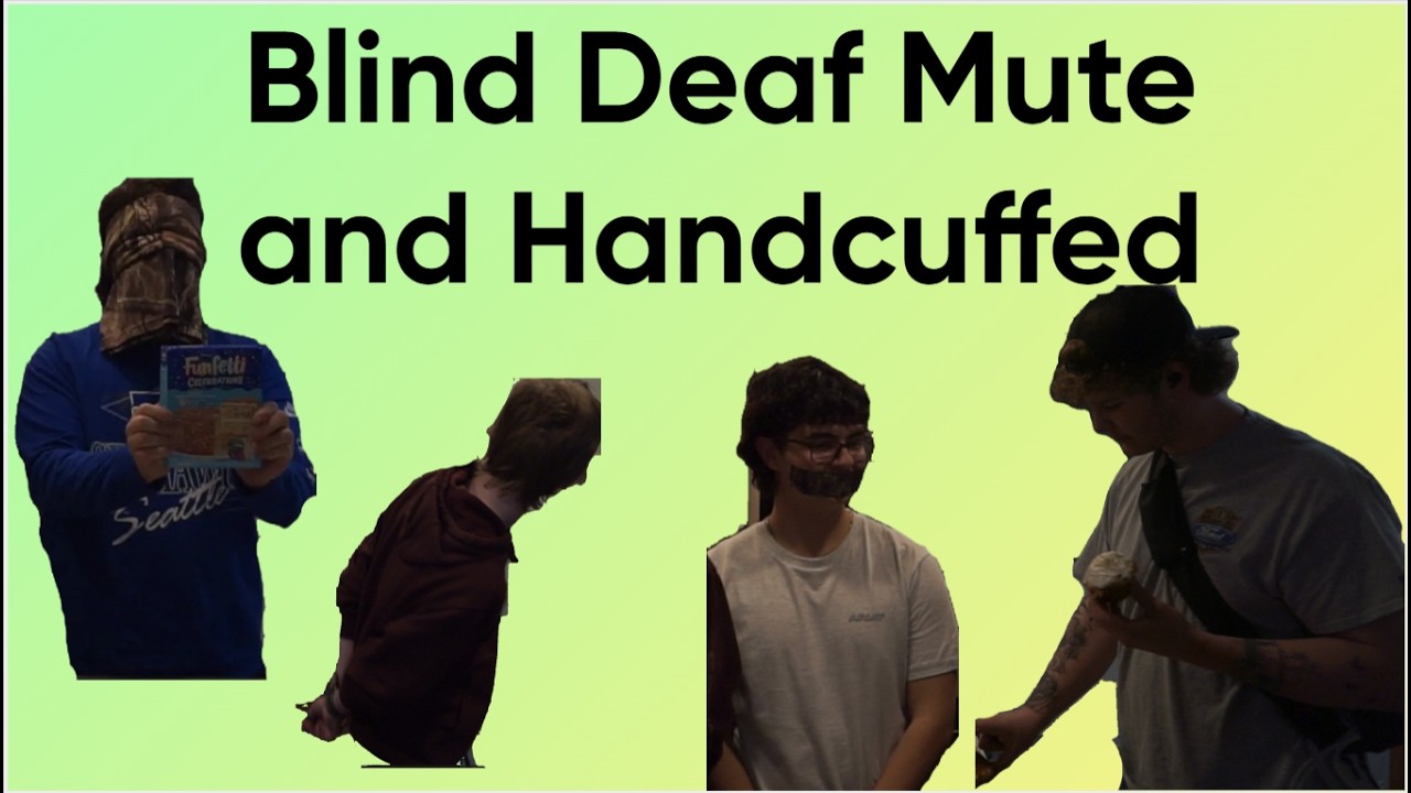 Blind, Deaf, Mute and Handcuffed Cooking