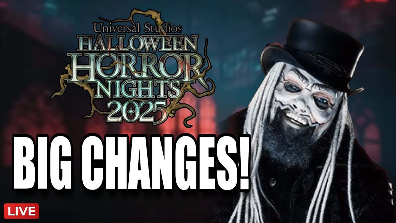 Possible BIG CHANGES for Halloween Horror Nights 2025 and BEYOND | HHN34 Live!