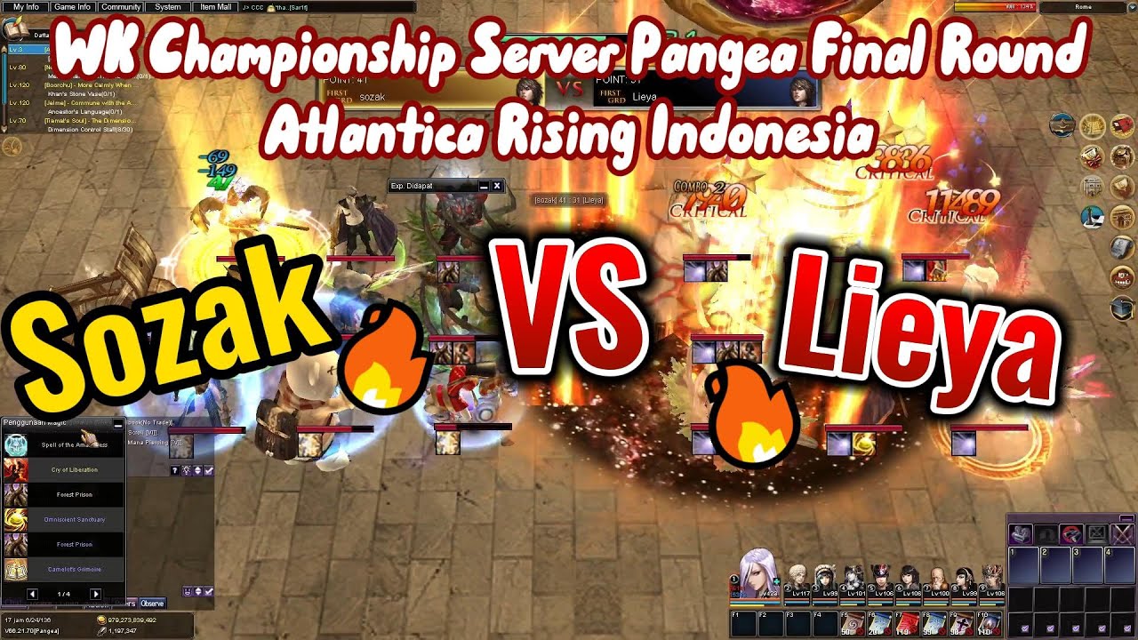 SOZAK VS LIEYA Final Round WK Championship Server Pangea Atlantica Rising Indonesia