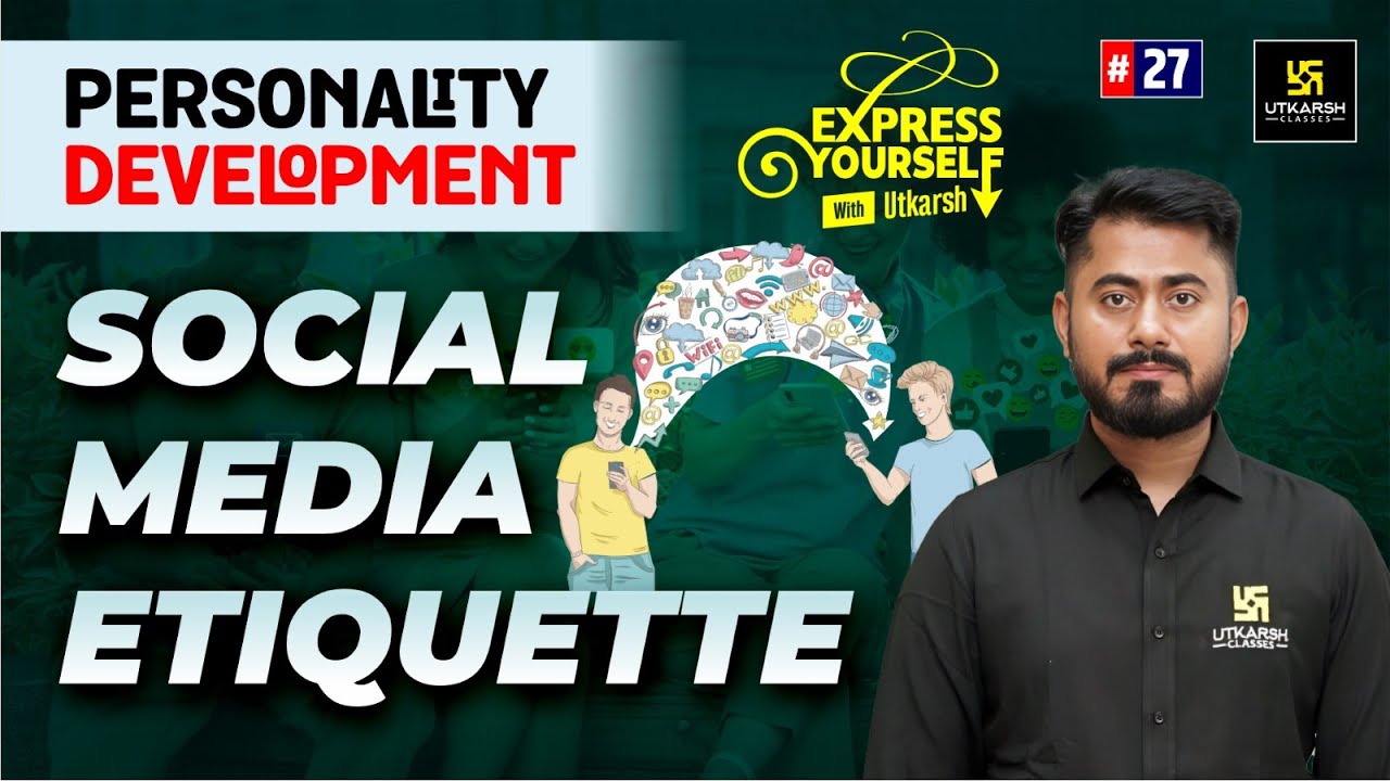 Social Media Etiquette | Personality Development Class for Students#27 | By Mahendra Sir