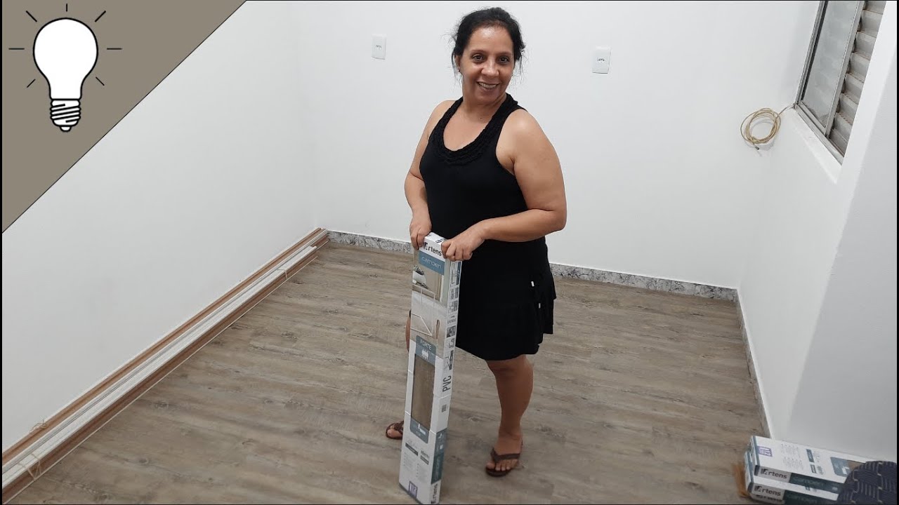 Reformando o quarto com PISO VINÍLICO DE CLICK