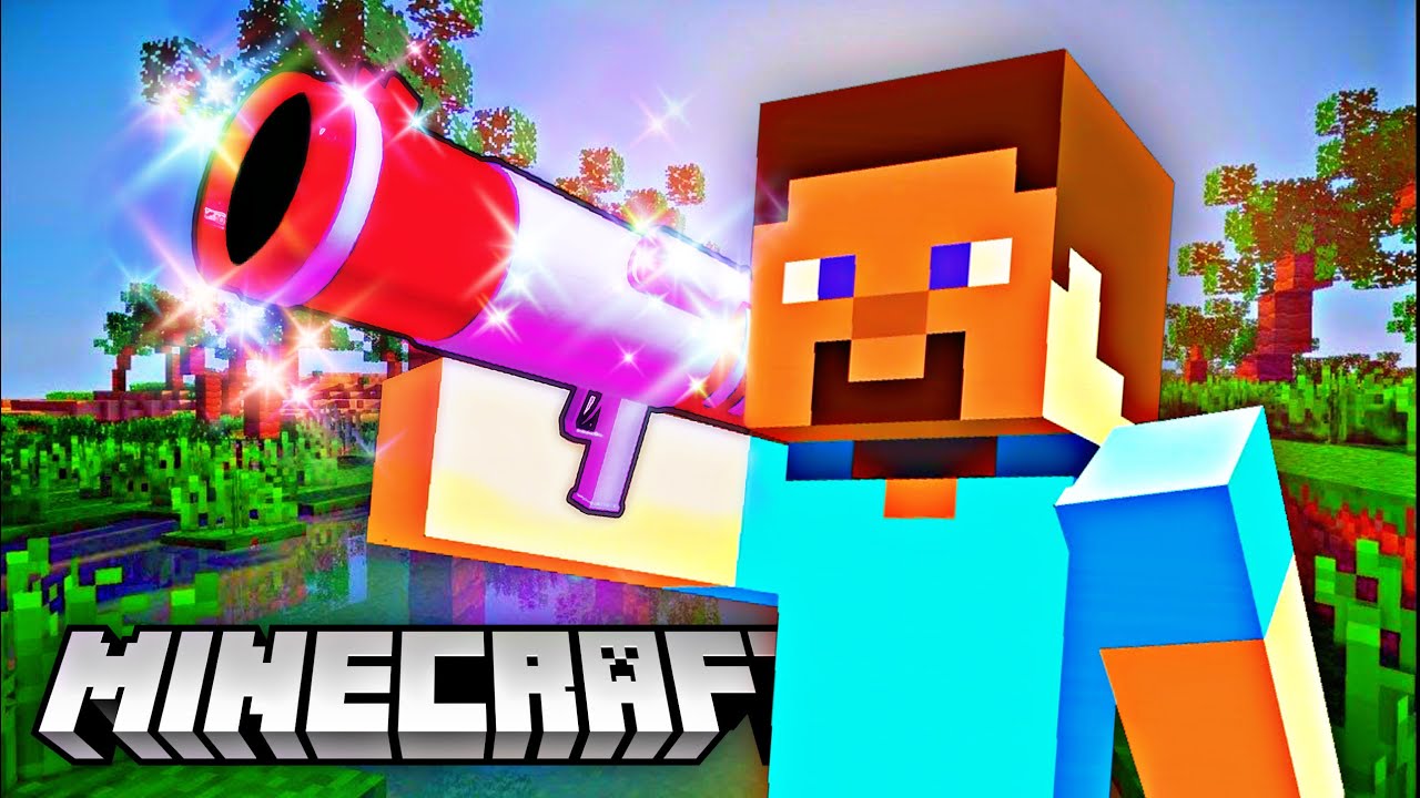 Enchanted Bazooka Vs The Ender Dragon! (Minecraft MrCrayFish&rsquo;s Gun Mod)