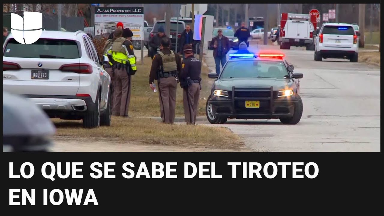 Lo que se sabe hasta ahora del tiroteo en Iowa en el que murió un estudiante y otras cinco personas
