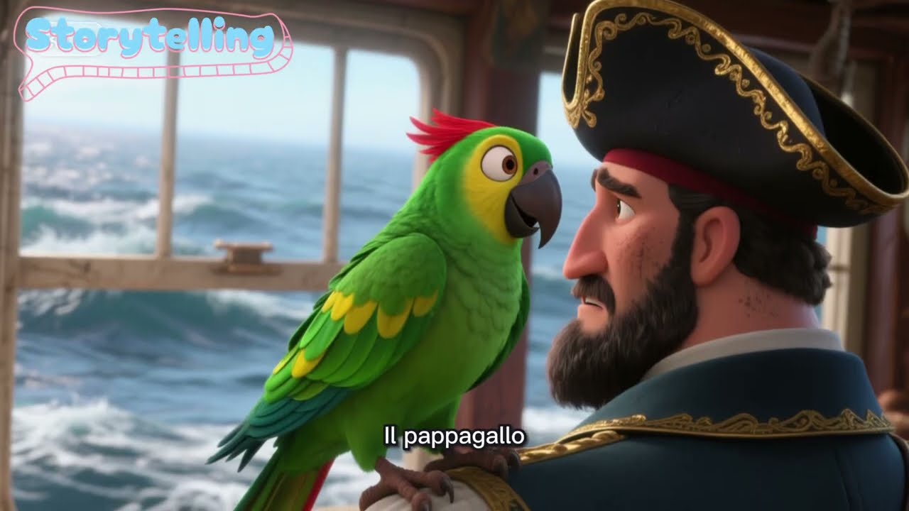 Le avventure del pirata Barbanera 🏴‍☠️ Storia Narrata per bambini
