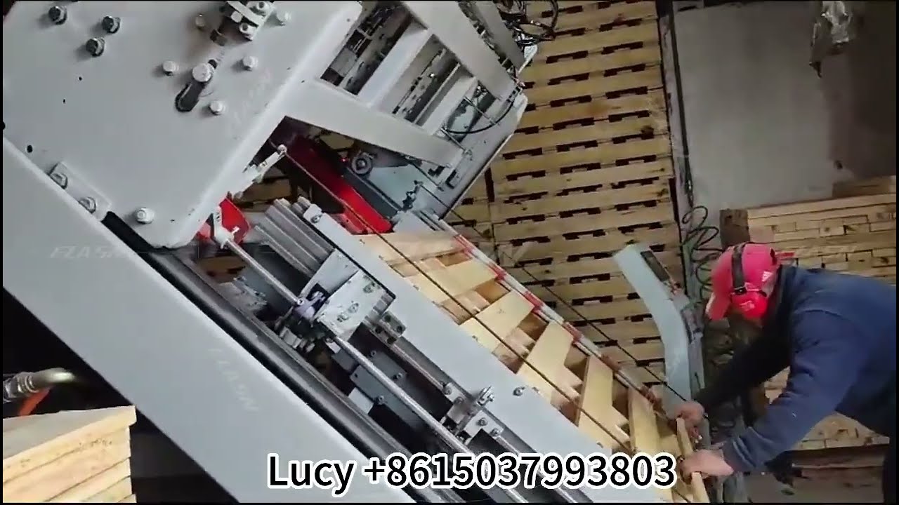 Wood pallet nailing machine | Stringer pallets assembly machine#woodpallet#palletmachine#woodmachine
