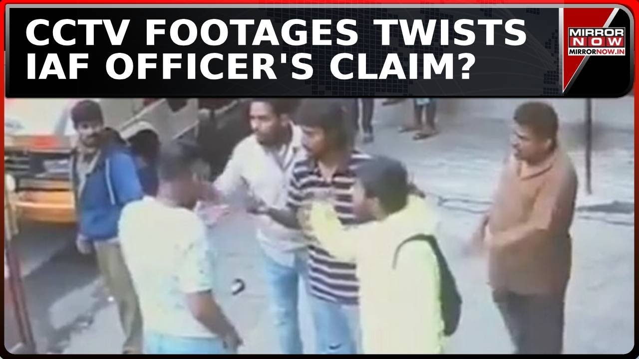 IAF Officer & Wife Assaulted By Biker In Bengaluru | CCTV Footage Twists Road Rage Incident?