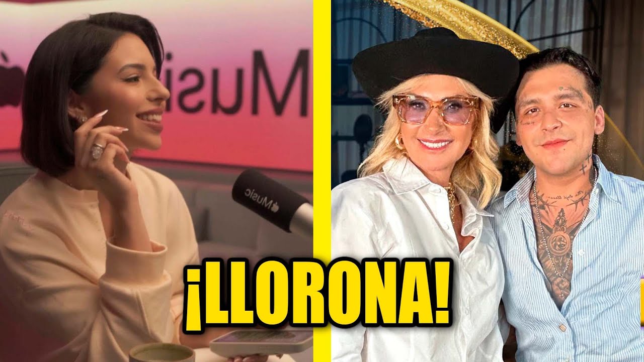 Ángela Aguilar rompe en llanto en plena entrevista