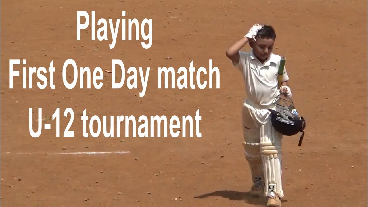 Angad’s first one day cricket match(50 overs) from HK bounce against Om sai cricket academy in pune