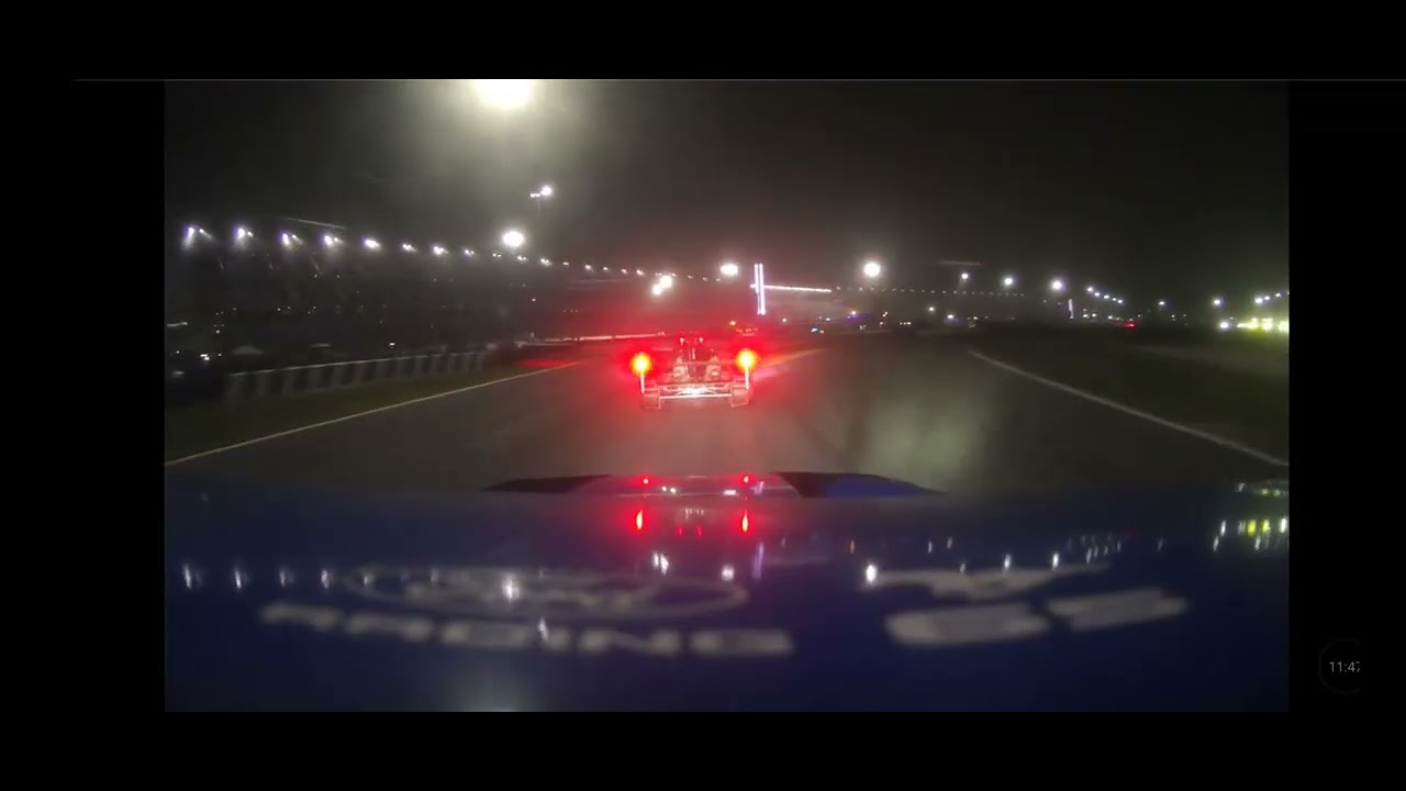 Ford Mustang GT3 #65 Onboard Night 24 Hours at Daytona 2026