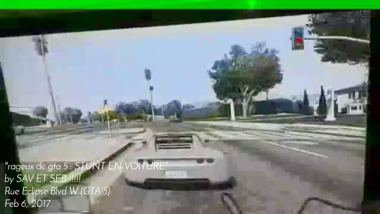Rageux de gta 5: STUNT EN VOITURE