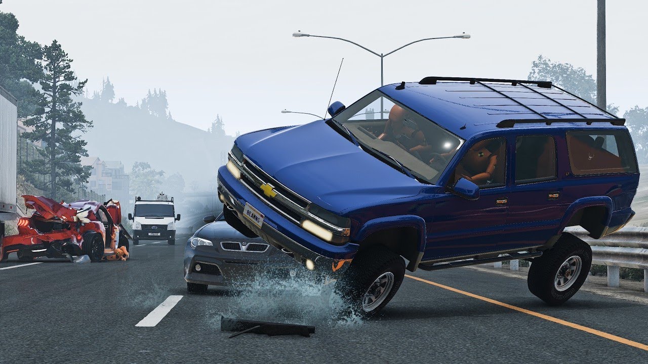 Hight Speed realstic crash | | BeamNG.drive #07 🤯