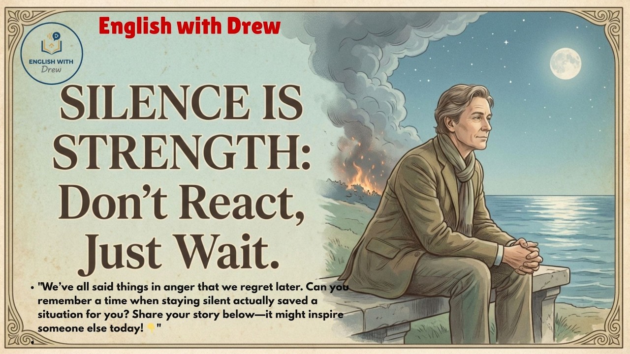 Stop Exploding - The Power of Silence in Anger| Graded Reader ✅  English Listening Practice 🎧