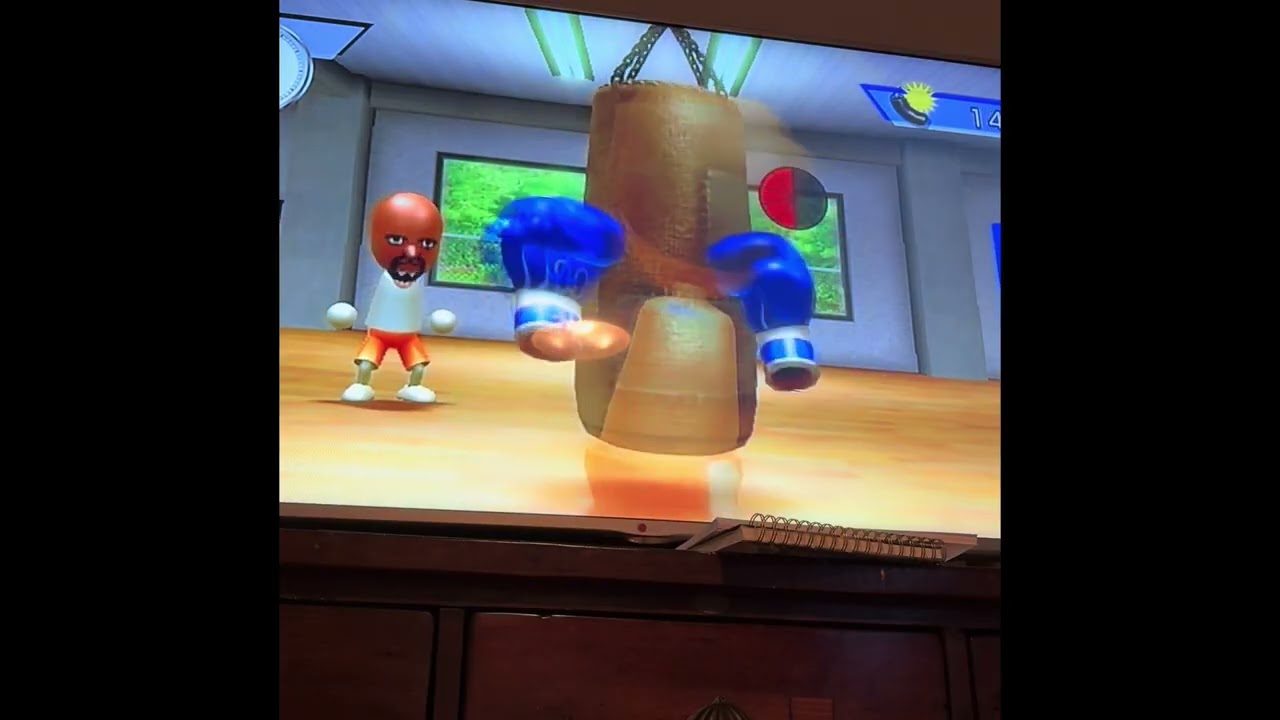 Wii Sports Boxing training