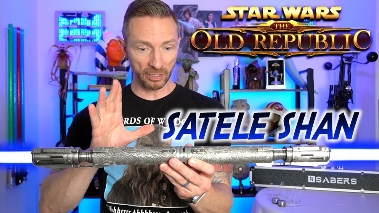 Satele Shan Neopixel Lightsaber Staff Looks Amazing! (NSabers)