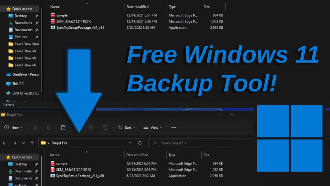 How To Use and Setup a FREE Windows Backup Tool - SyncToy - Free Synchronizing Tool For Windows 11