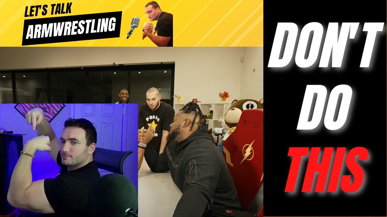 Pro Arm Wrestler Explains Adin Ross Arm Break Stream (safe to watch)