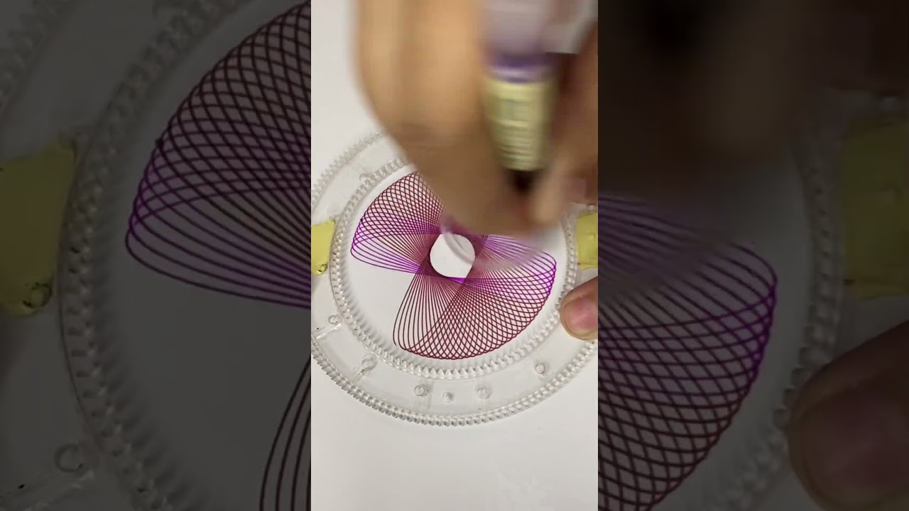 Relaxing ASMR Spirograph Visuals | Calming Spiral Sounds for Calm! #art #shorts #spirograph #asmr