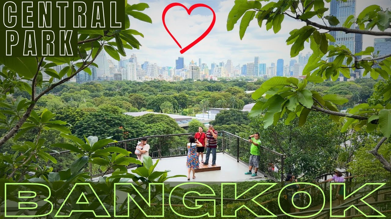 🌳 Central Park Bangkok – A Stunning New Urban Oasis! My Honest Take & Full Tour 🇹🇭 - yea! Thailand