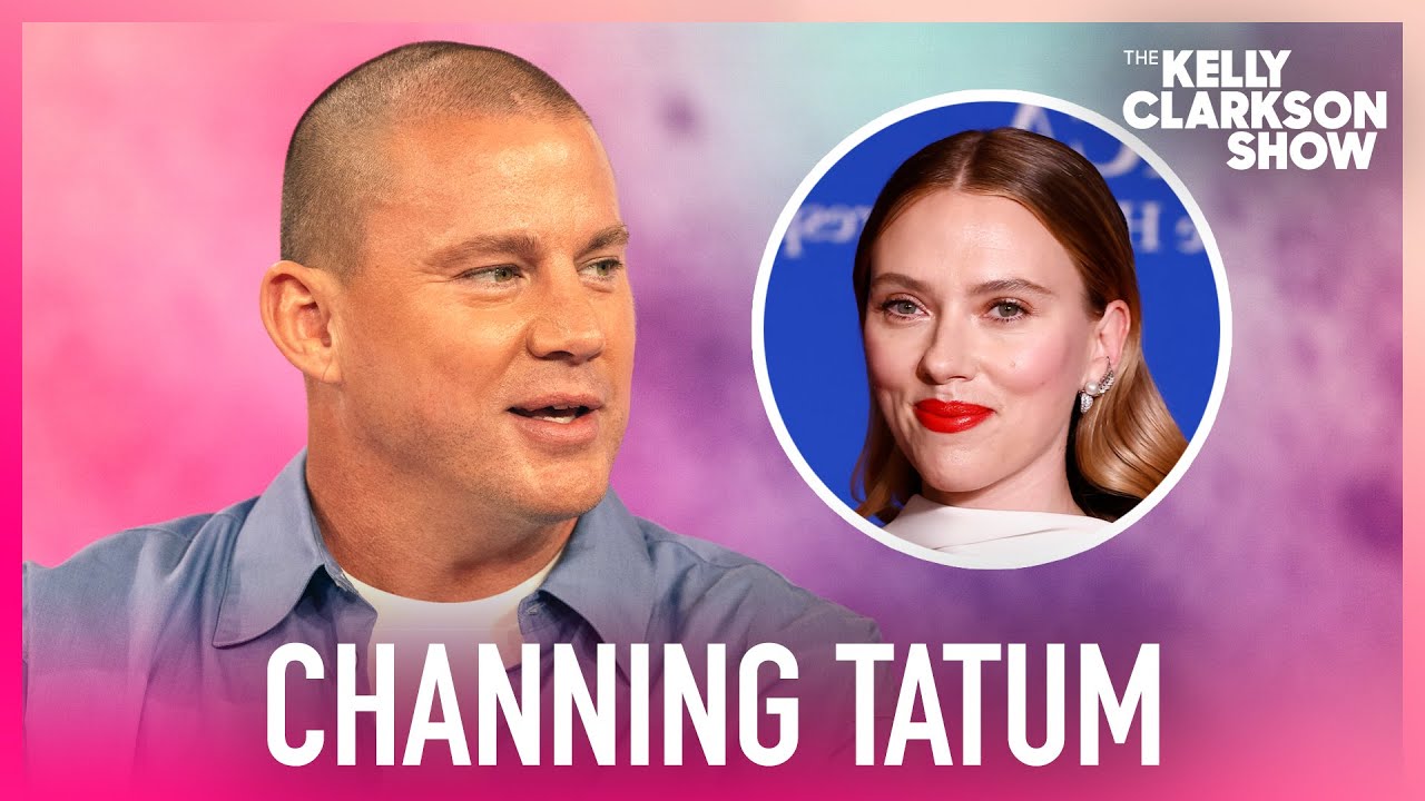 Channing Tatum Says Scarlett Johannson 'Acted Her Face Off' In 'Fly Me To The Moon'