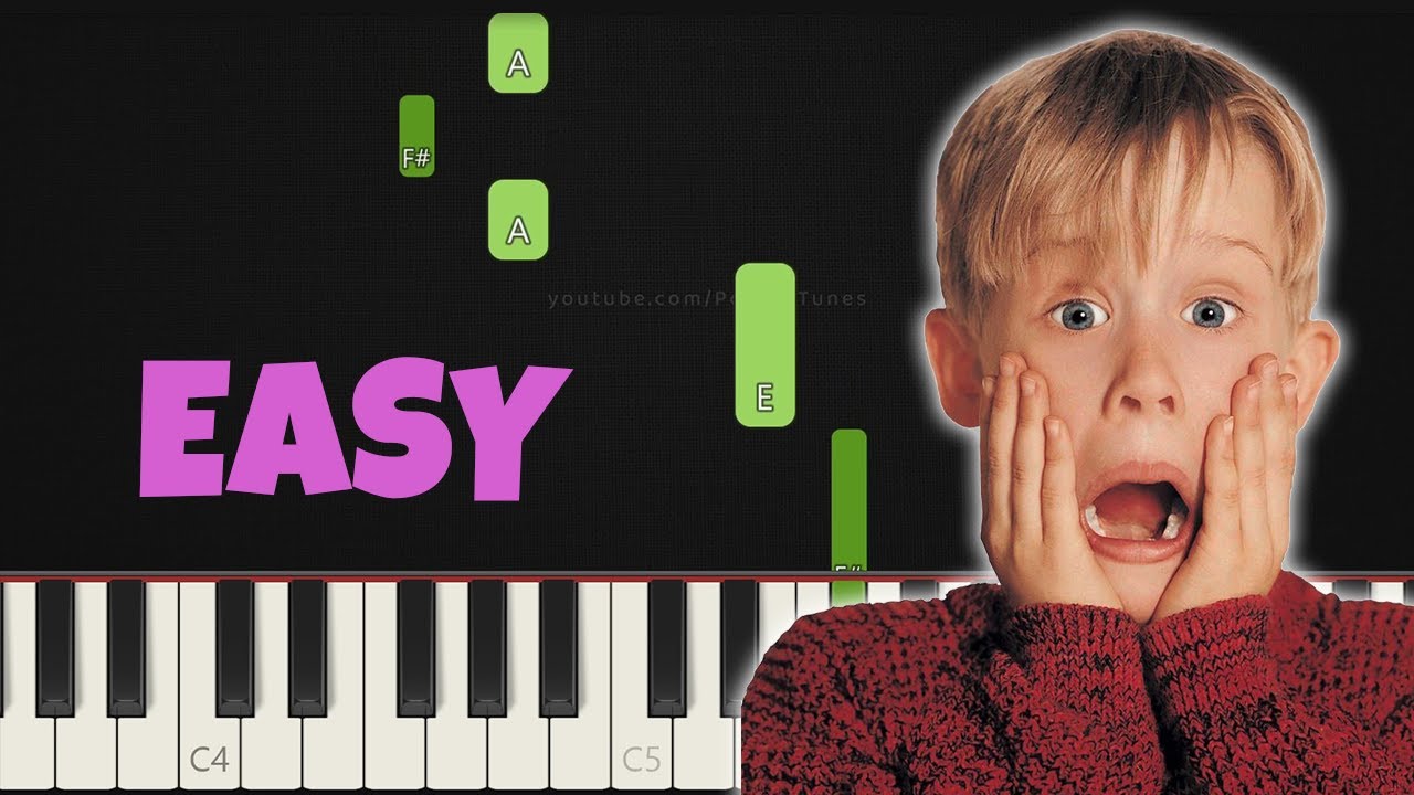 Home Alone Theme│EASY Piano Tutorial│RIGHT HAND 🤚