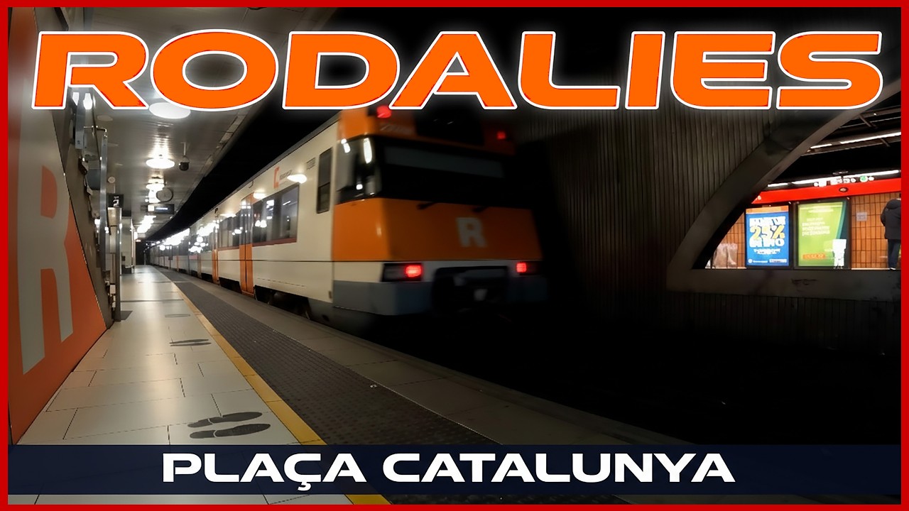 BARCELONA RODALIES | The Plaça de Catalunya One-Shot (Cinematic) 🚄✨