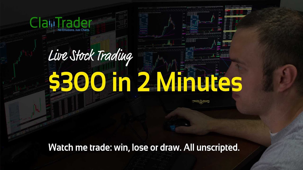 Live Day Trading - $300 in 2 Minutes‏