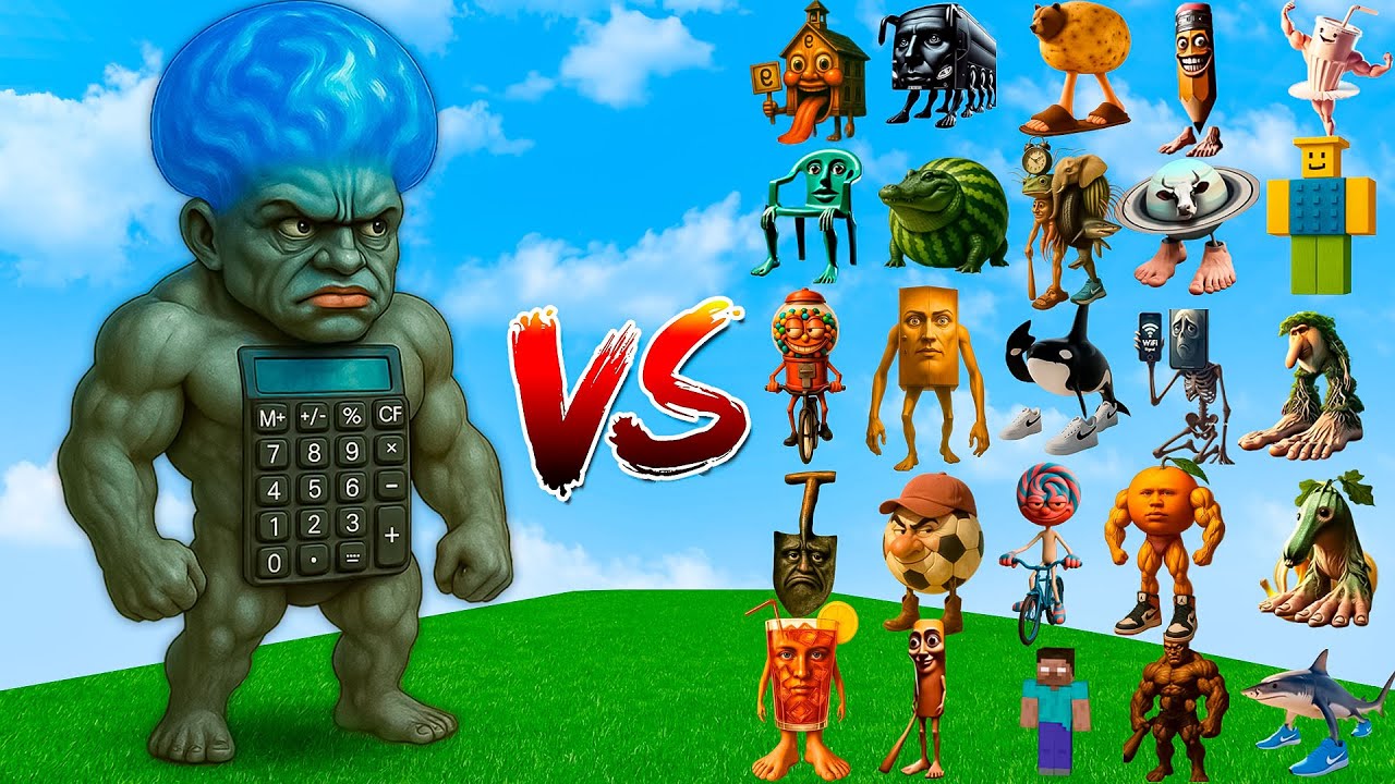 AGARRINI CALCULINI vs All Minecraft Bosses | Minecraft Mob Battle