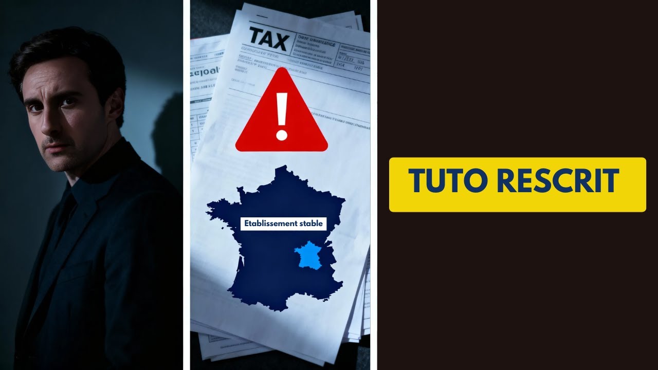 ÉTABLISSEMENT STABLE en France : TUTO RESCRIT et modèle (LPF art. L. 80 B-6°)
