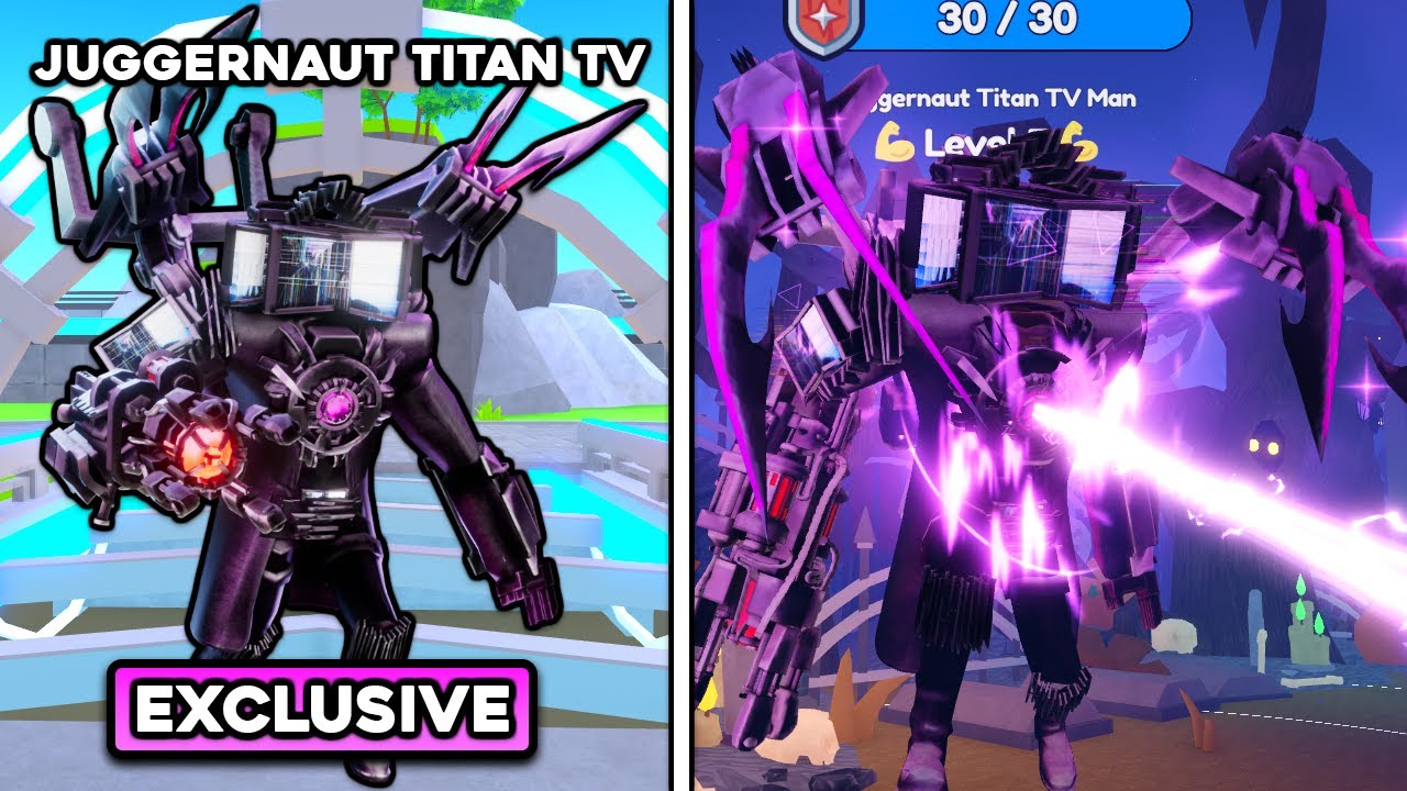 GRAM NOWYM JUGGERNAUT TITAN TV MAN w TOILET TOWER DEFENSE ROBLOX