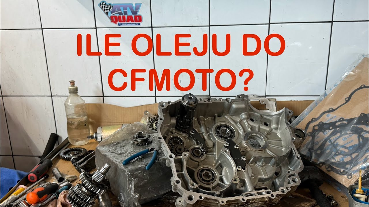 Ile oleju wchodzi do CFMOTO? 450 520 550 600 625. 3 litry wlewasz i zapominasz. ATV OTWOCK CF MOTO