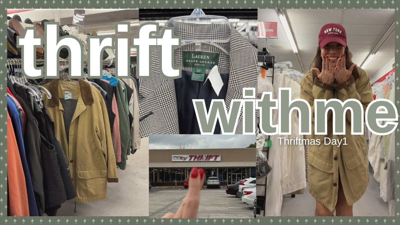 Thrift With Me + Haul | Holiday Shopping On A Budget